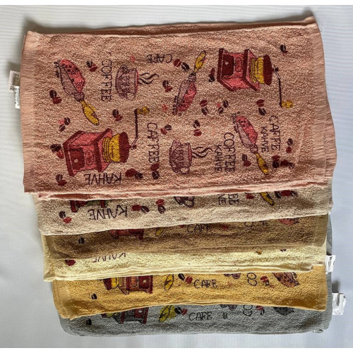 Полотенце кухонное кофе 25*50 см